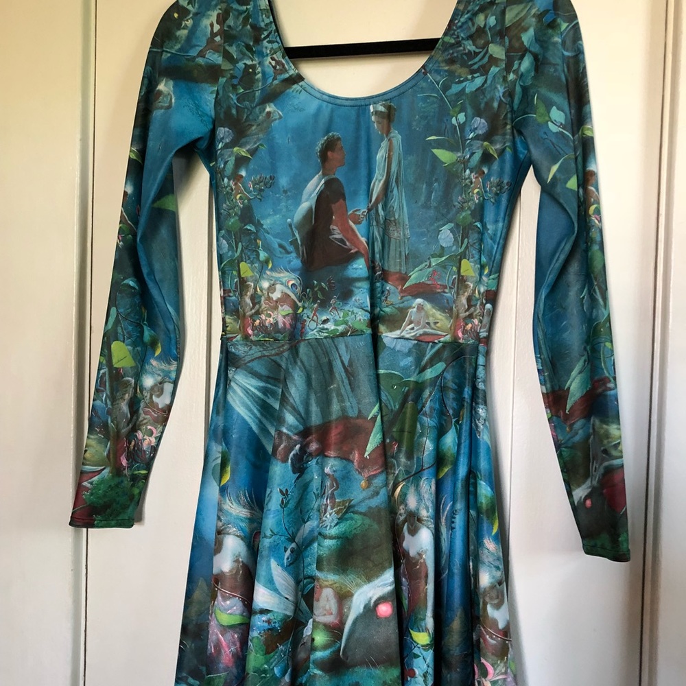 Blackmilk clothing midsummer long sleeve dress
